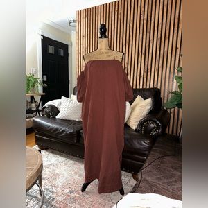 Free People gauze strapless maxi dress